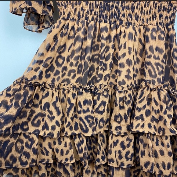 Fate Leopard Ruffle Dress - Picture 4 of 6